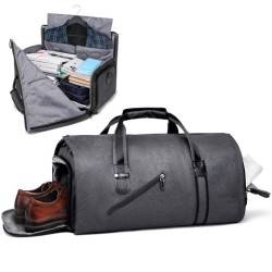 Bolsa de viaje plegable para hombre, de gran capacidad, portátil