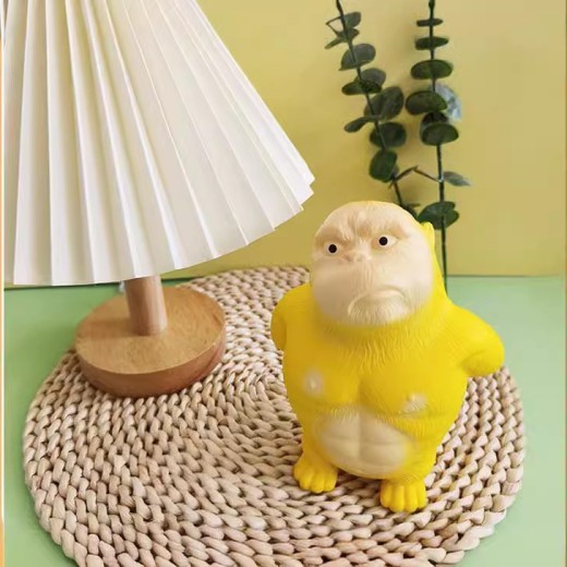 Juguete de descompresión de gorila para apretar, decoración de oficina