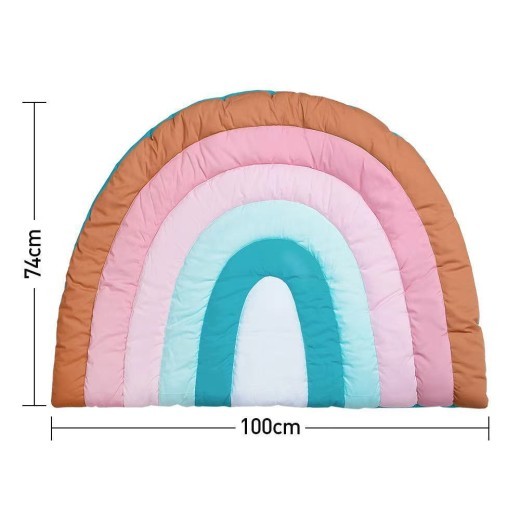 Nueva alfombra de arcoíris creativa para gatear para bebés, productos de decoración del hogar