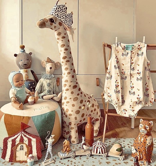Jirafa de peluche creativa, muñeca para dormir, muñeca, muñeca decorativa