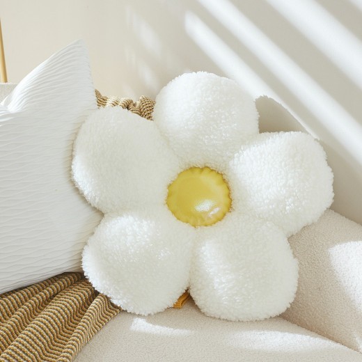 Muñeco de abeja con cojín de flores para sala de estar, decoración sencilla para el hogar, muñeco de tela de peluche