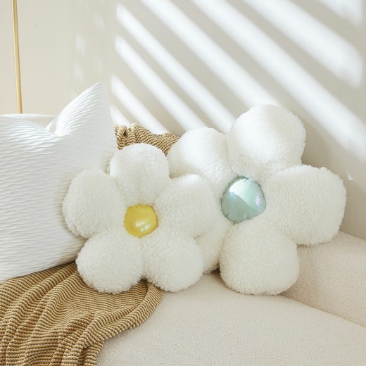 Muñeco de abeja con cojín de flores para sala de estar, decoración sencilla para el hogar, muñeco de tela de peluche