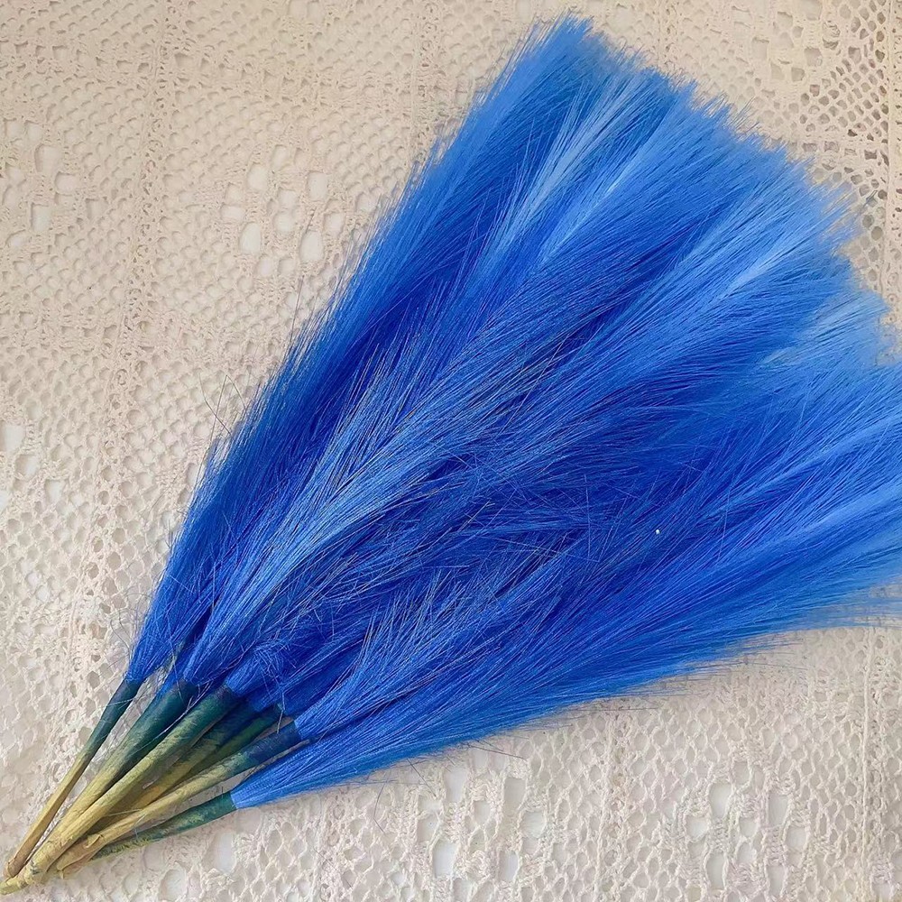 Decoración de hierba de la pampa con juncos para San Valentín, Año Nuevo y bodas. Hierba de la pampa con plumas, arreglo floral.