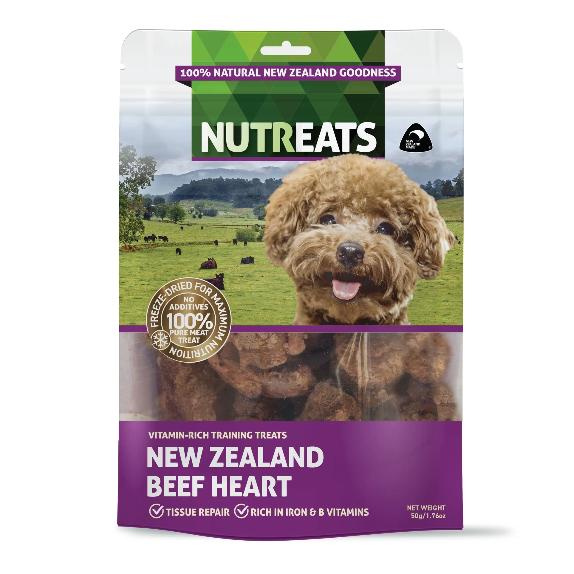 New Zealand Prime Beef Heart dog treats