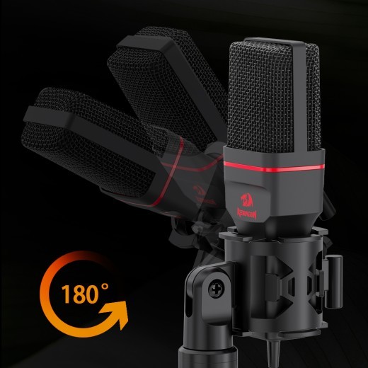 Compatible con Apple, micrófono de condensador con trípode de 3,5 mm para estudio de audio informático.