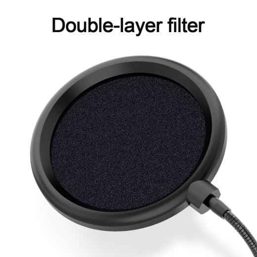 Compatible con Apple, micrófono de condensador con trípode de 3,5 mm para estudio de audio informático.