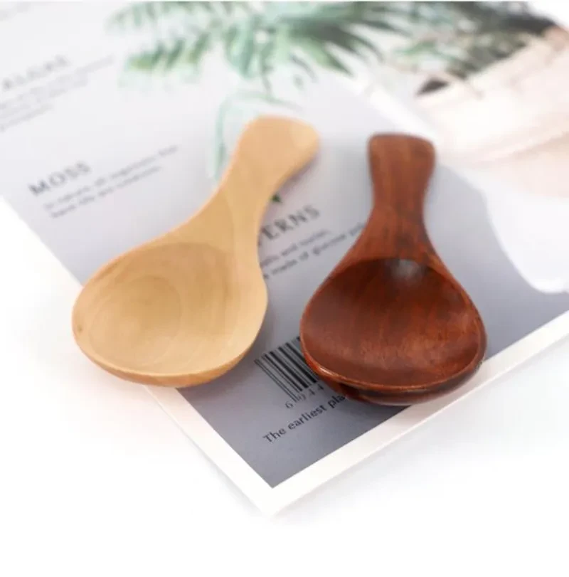Cuchara de madera pequeña y bonita y creativa para el hogar coreano
