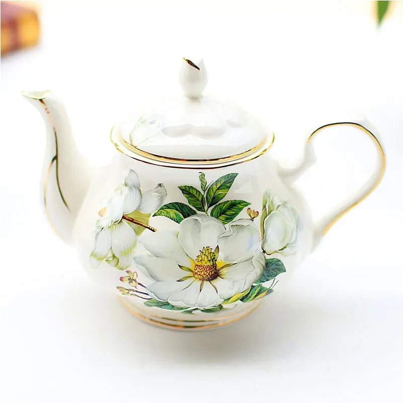 Cafetera inglesa de porcelana de gran capacidad