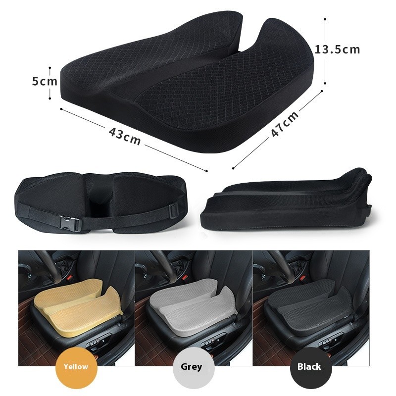 Cojín de asiento transpirable de color sólido simple para el hogar