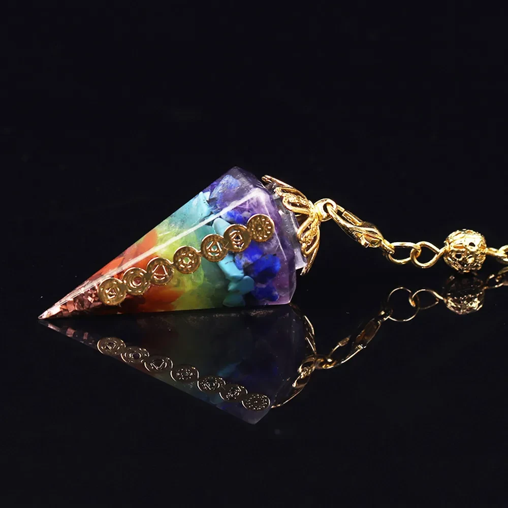 Collar de cristal colgante natural colgante