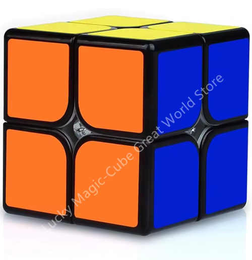 Cubo mágico de velocidad Qiyi 2x2 profesional, de giro rápido y suave, sin pegatinas, rompecabezas de velocidad, juguetes de regalo