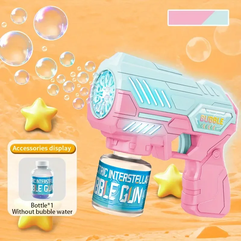 Pistola de burbujas interestelar eléctrica con luz