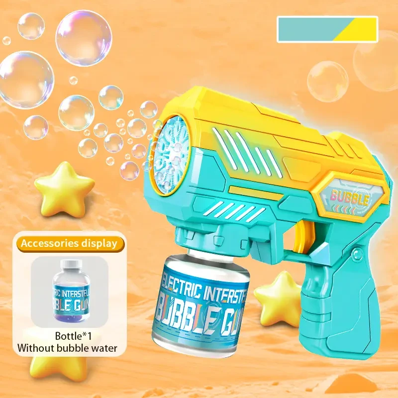 Pistola de burbujas interestelar eléctrica con luz