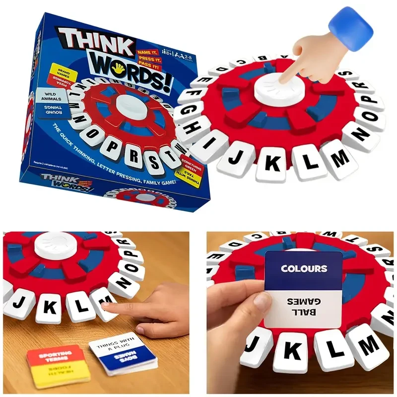 Juego de palabras del alfabeto Quick Thinking, edición estándar, 1 pieza
