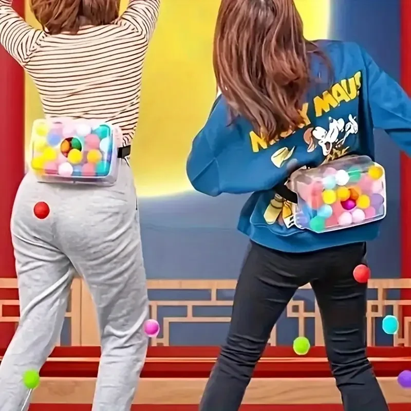 Juego de agitar bolas de colores para fiestas