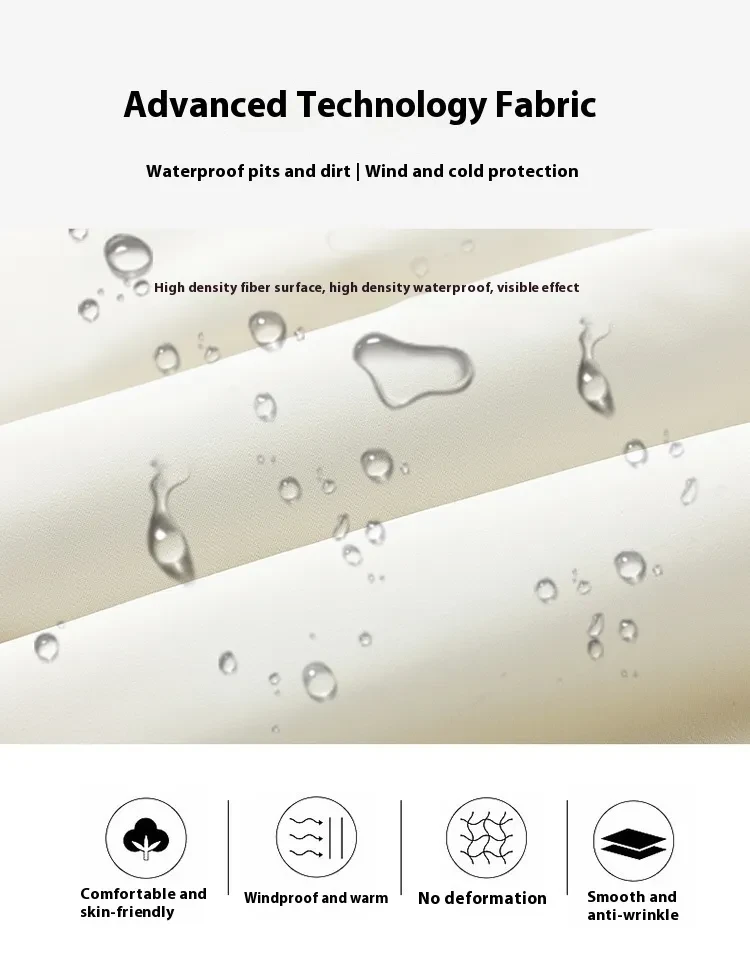 Chaqueta acolchada de algodón y plumón para invierno, cálida y gruesa.