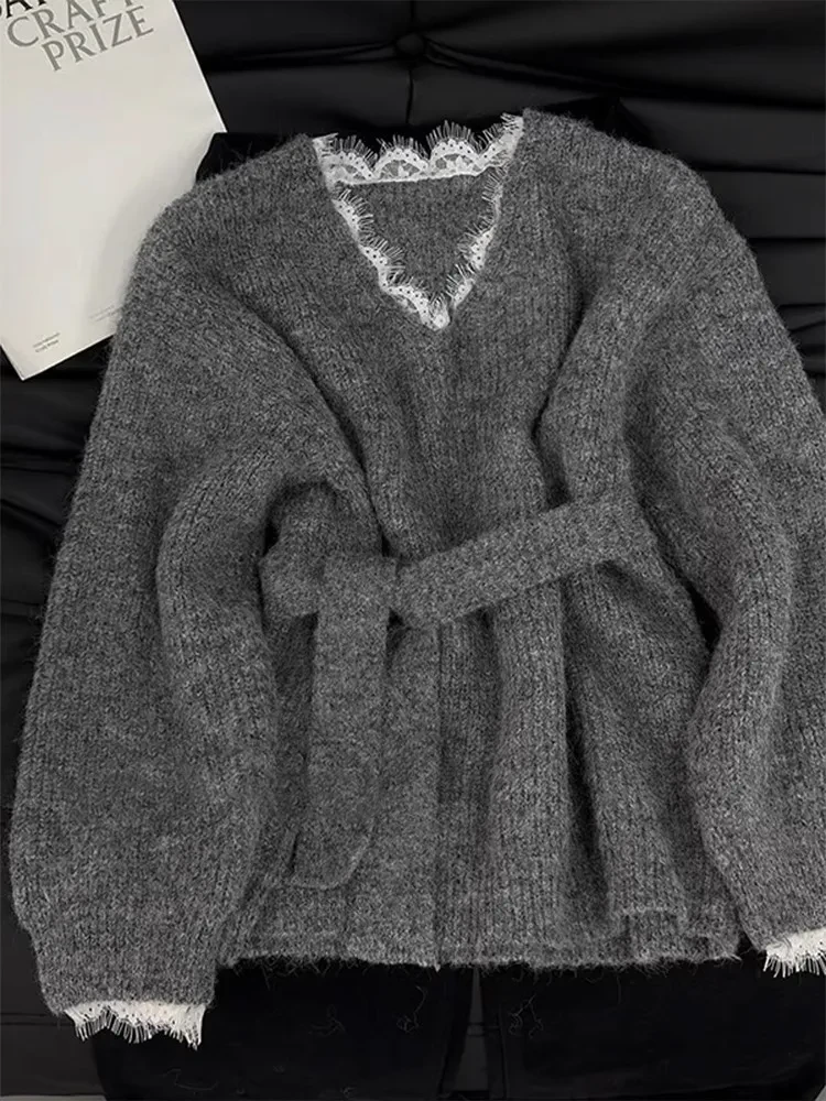 Jersey de dos piezas con parches falsos, color gris