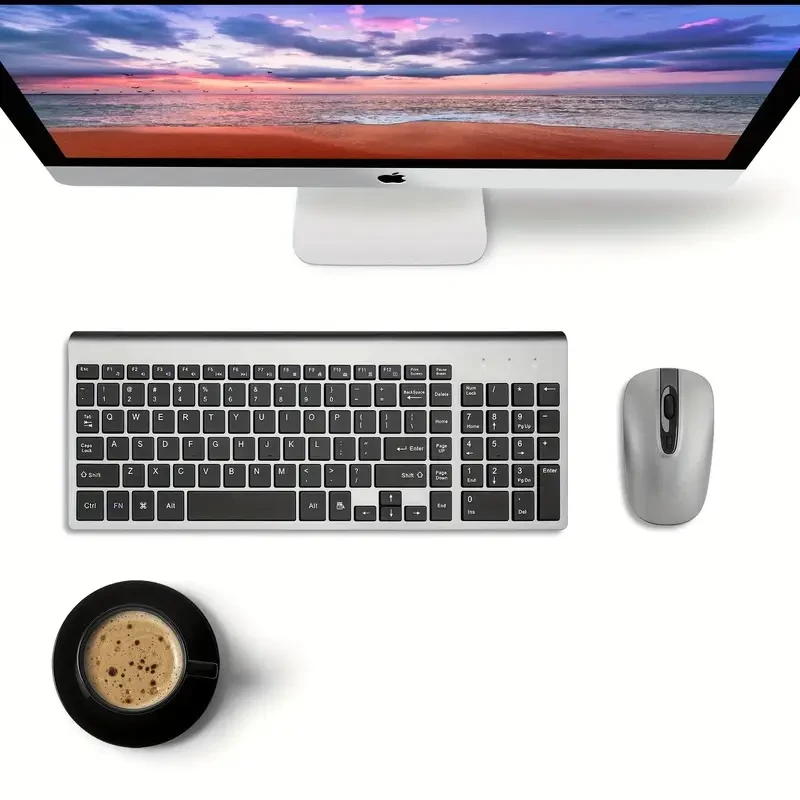 Combinación de teclado y ratón inalámbricos cimetech EasyTyping KF10