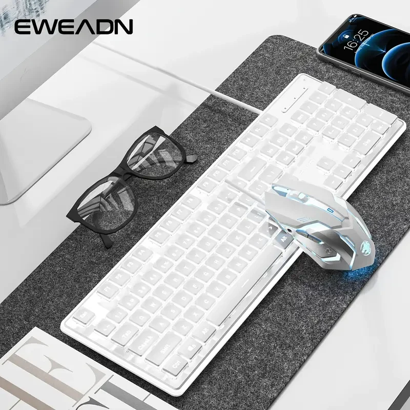 Conjunto de teclado y ratón para juegos con cable EWEADN