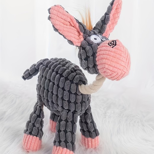 Paquete de juguetes chirriantes para cachorros, peluches suaves y duraderos, con chirriadores para limpiar los dientes, para perros pequeños y medianos.