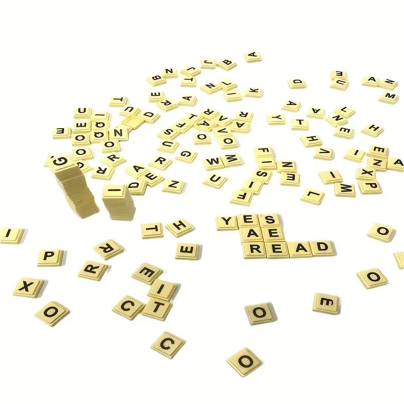 Juego de palabras Bananagrams (1 pieza): Juego de fichas de letras para toda la familia