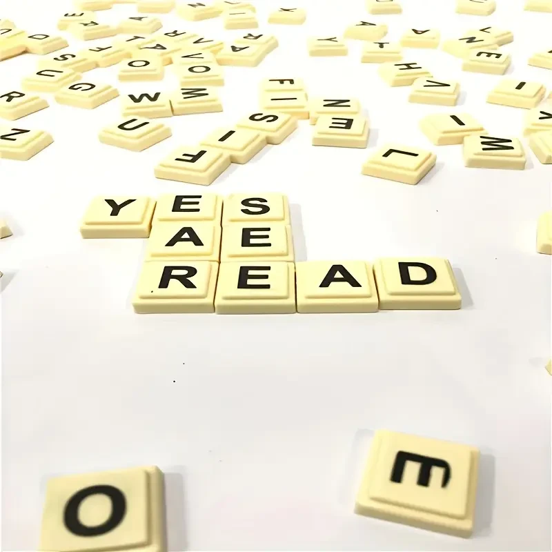 Juego de palabras Bananagrams (1 pieza): Juego de fichas de letras para toda la familia