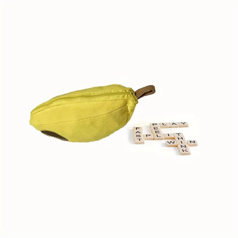 Juego de palabras Bananagrams (1 pieza): Juego de fichas de letras para toda la familia