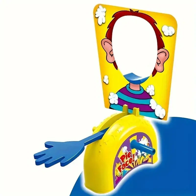 Juego interactivo de caras de pastel para reuniones familiares