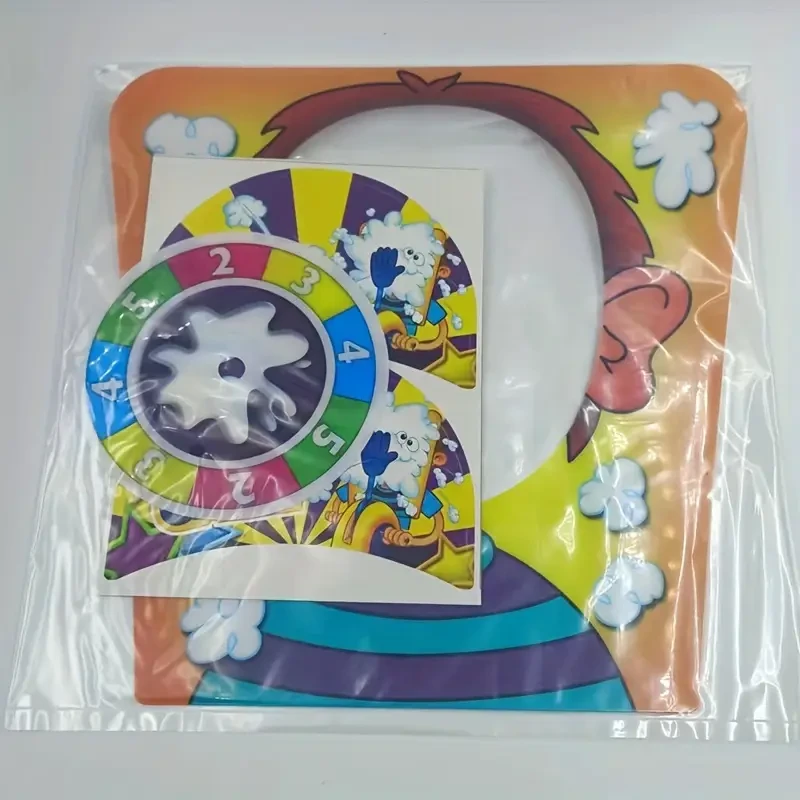 Juego interactivo de caras de pastel para reuniones familiares
