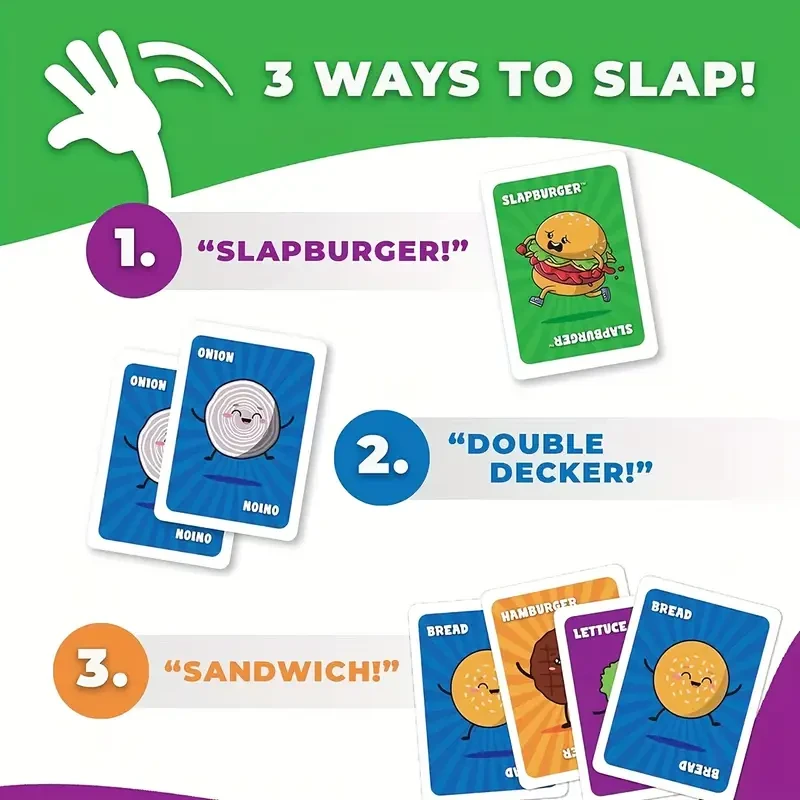 Juego de cartas Slapburger