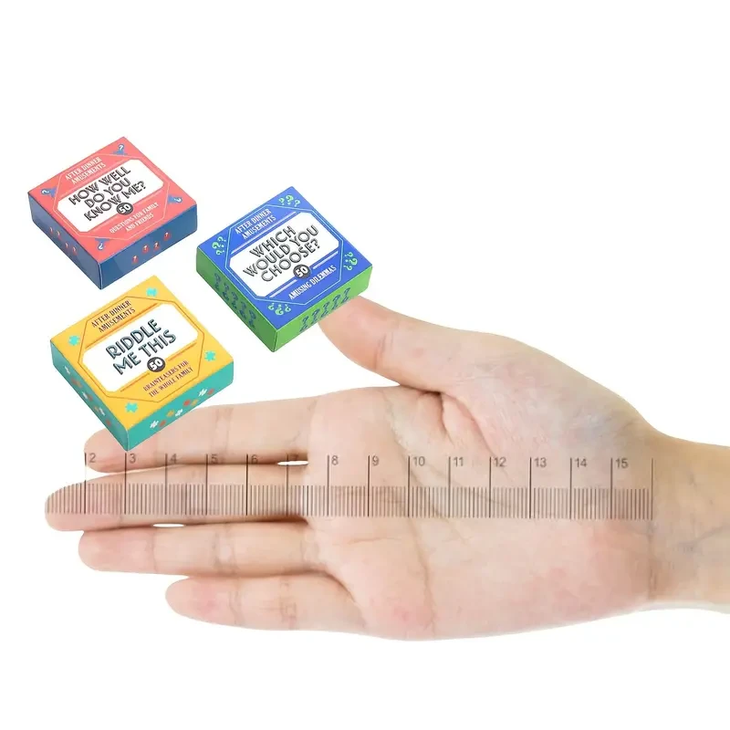 Juego completo de 3 piezas de juego de bebida interactivo para después de la cena