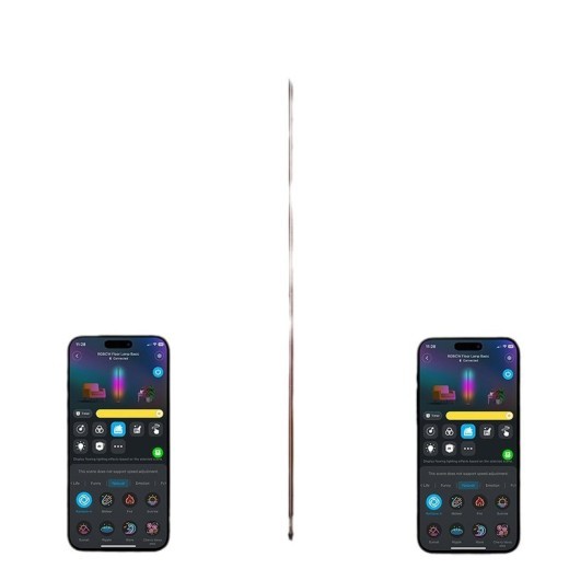 Lámpara de pie LED de esquina con tira decorativa y personalidad para mesita de noche