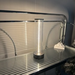 Tira de luz LED de succión magnética de vidrio