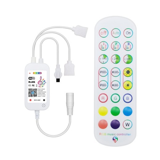 Juego de tiras de luces LED con controlador inteligente Tira de luces colorida