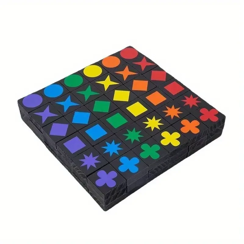Entretenimiento en casa | Juego de mesa Qwirkle para 2-4 jugadores