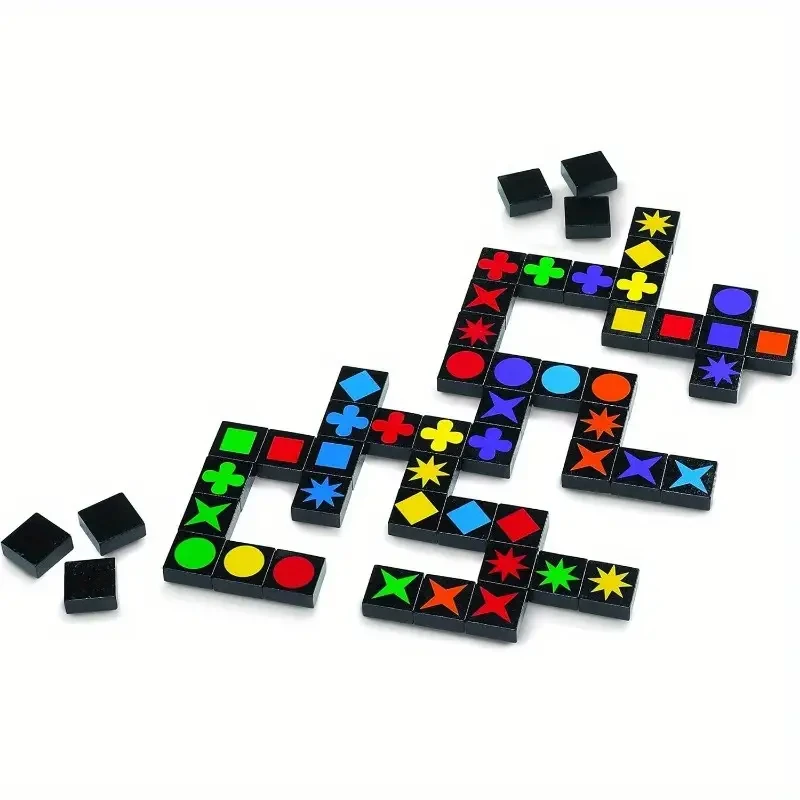Entretenimiento en casa | Juego de mesa Qwirkle para 2-4 jugadores