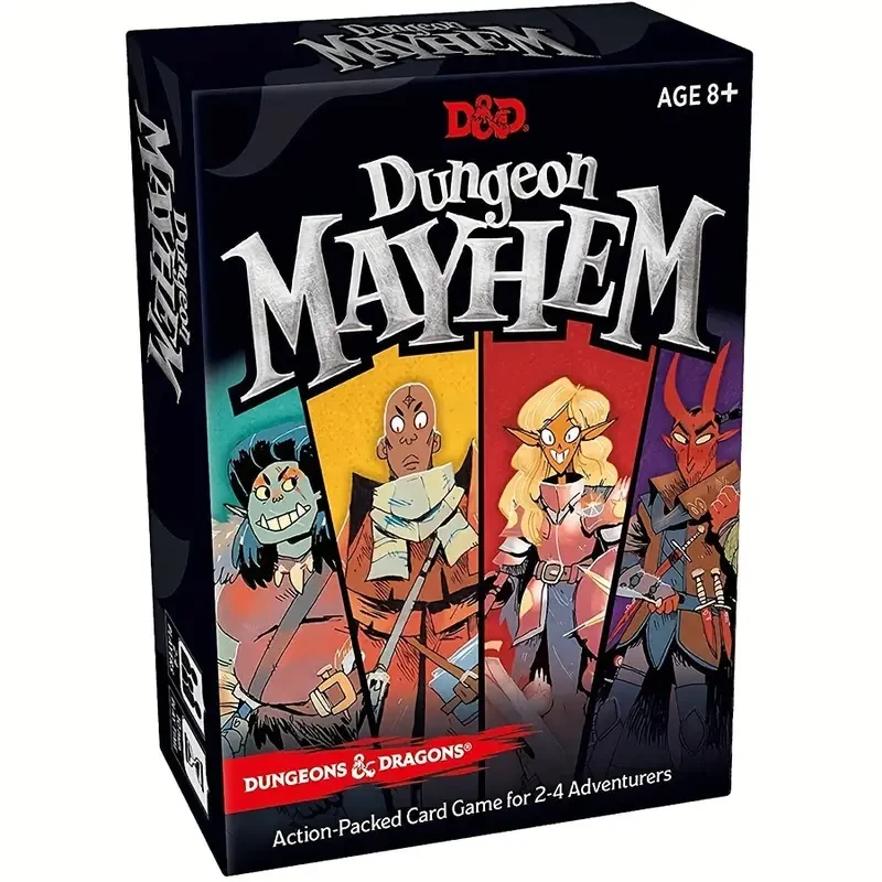 Dungeon Mayhem: Juego de cartas de Dungeons Dragons para 2-4 jugadores