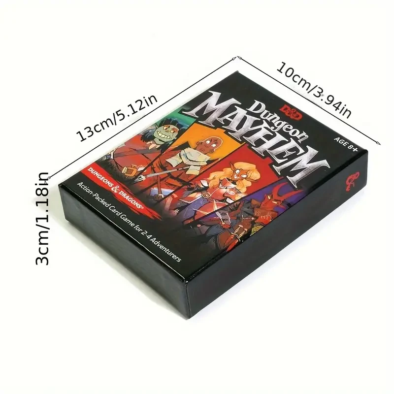 Dungeon Mayhem: Juego de cartas de Dungeons Dragons para 2-4 jugadores