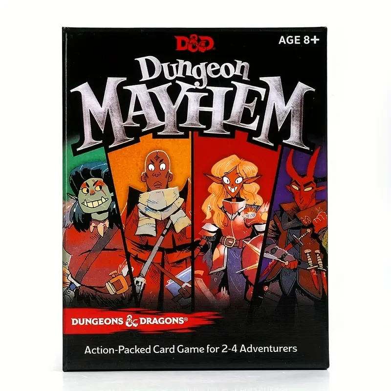 Dungeon Mayhem: Juego de cartas de Dungeons Dragons para 2-4 jugadores