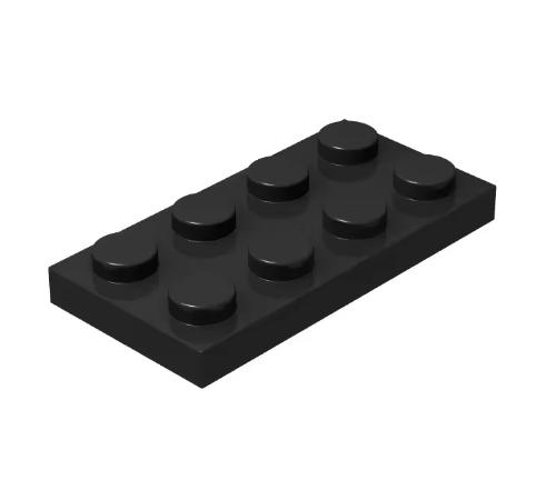 MOC 3020 Ensambla Partículas Accesorios Componentes 2x4 Tablero Normal 20 Piezas Ladrillos Bloques de Construcción Coloridos Juguete Educativo Ciudad