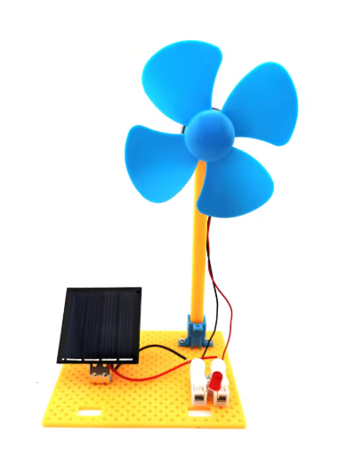 Kit de bricolaje de ventilador 2 en 1 con energía solar y eólica, juguetes de experimentos científicos para niños, ensamblado a mano, regalo educativo.
