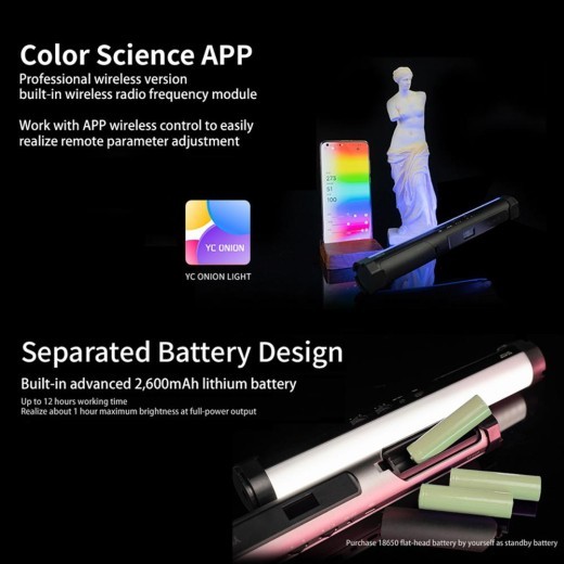 Luz de relleno LED profesional para fotografía y vídeo