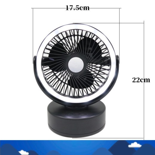 Luz LED para ventilador de tienda