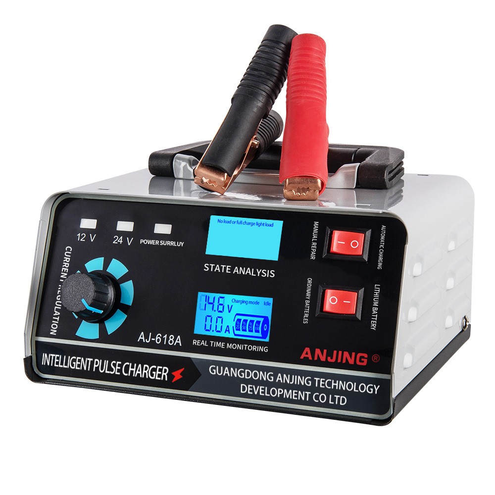 Cargador de batería para automóvil de 400 W, 12 V, 24 V, reparación por pulsos, alta potencia