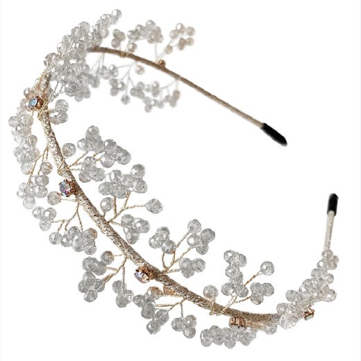 Tocado versátil y elegante para salir, accesorio para el cabello, diadema de novia retro con temperamento