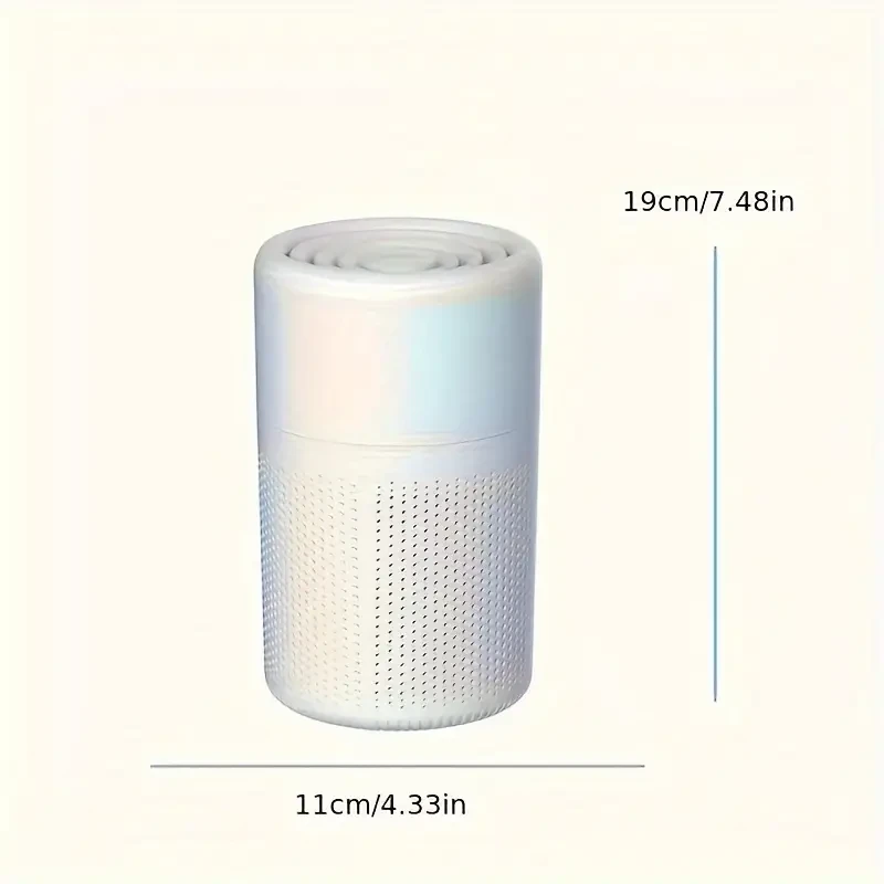 Purificador de aire HEPA USB con aromaterapia