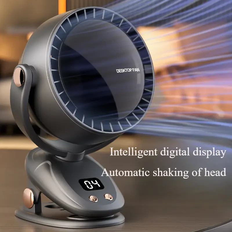 Ventilador portátil con pantalla digital inteligente
