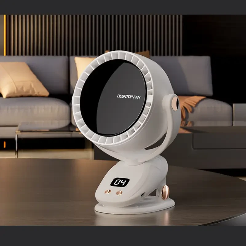 Ventilador portátil con pantalla digital inteligente