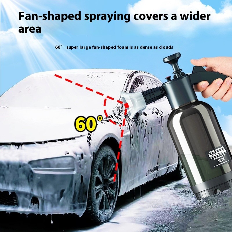 Espuma para lavado de autos, especial para uso doméstico, con pistola de agua a alta presión y aumento de presión.