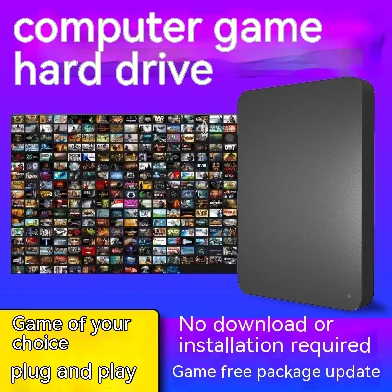 Disco duro portátil para juegos populares de un solo jugador en computadoras